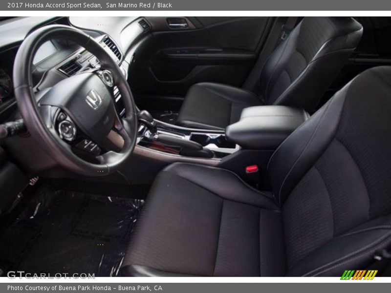 San Marino Red / Black 2017 Honda Accord Sport Sedan