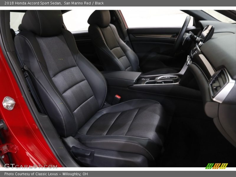 San Marino Red / Black 2018 Honda Accord Sport Sedan