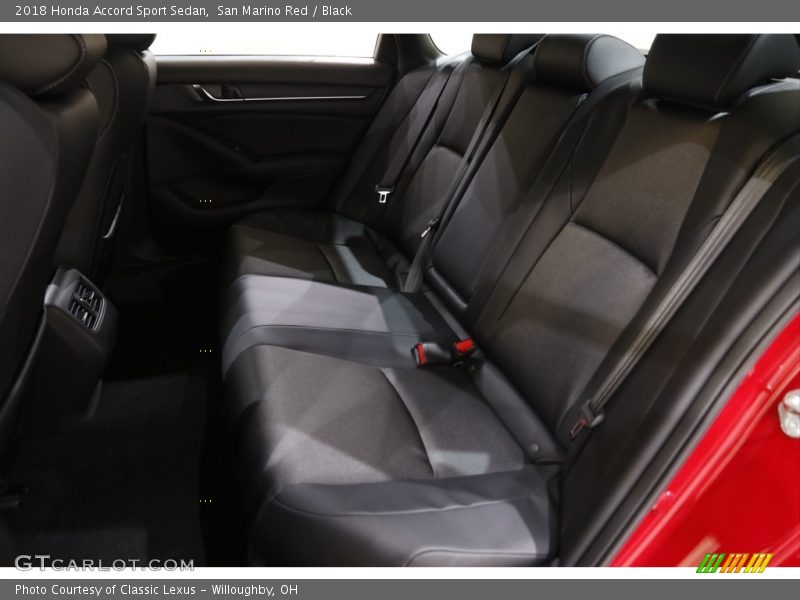 San Marino Red / Black 2018 Honda Accord Sport Sedan