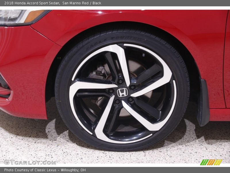 San Marino Red / Black 2018 Honda Accord Sport Sedan