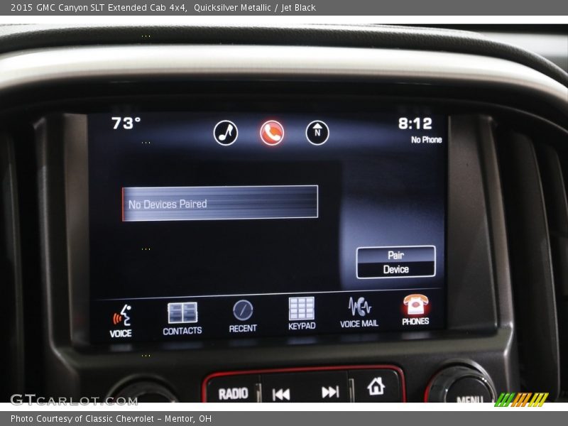 Controls of 2015 Canyon SLT Extended Cab 4x4
