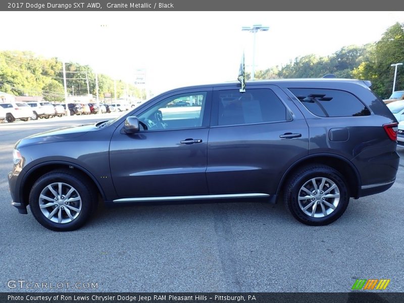 Granite Metallic / Black 2017 Dodge Durango SXT AWD