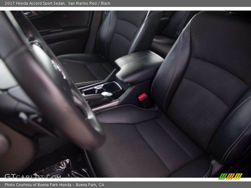 San Marino Red / Black 2017 Honda Accord Sport Sedan