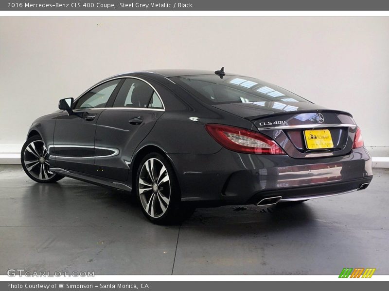 Steel Grey Metallic / Black 2016 Mercedes-Benz CLS 400 Coupe