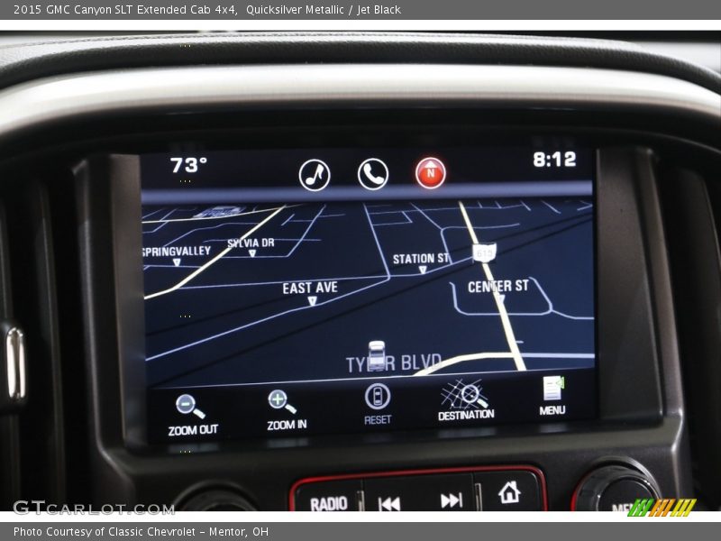 Navigation of 2015 Canyon SLT Extended Cab 4x4