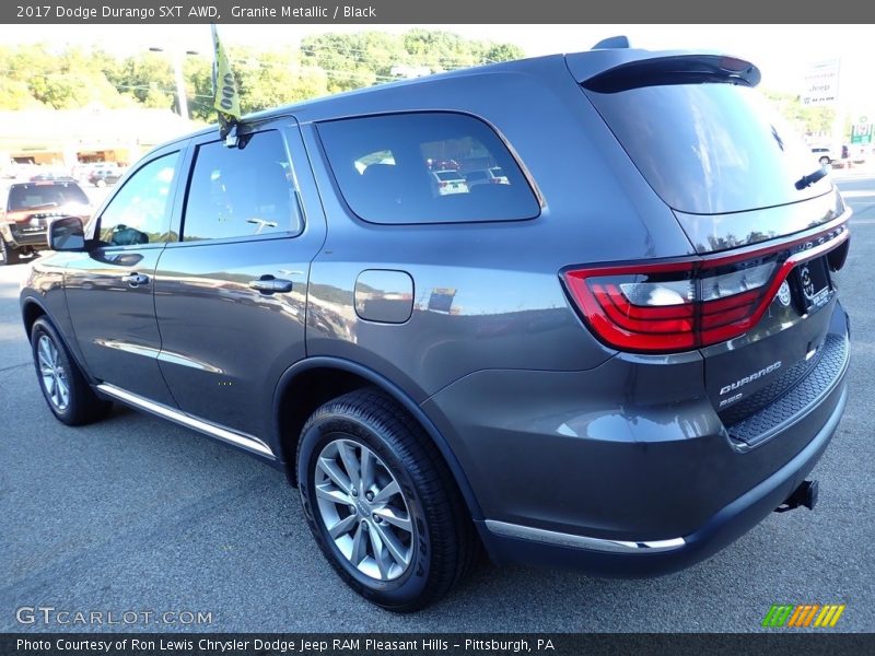 Granite Metallic / Black 2017 Dodge Durango SXT AWD