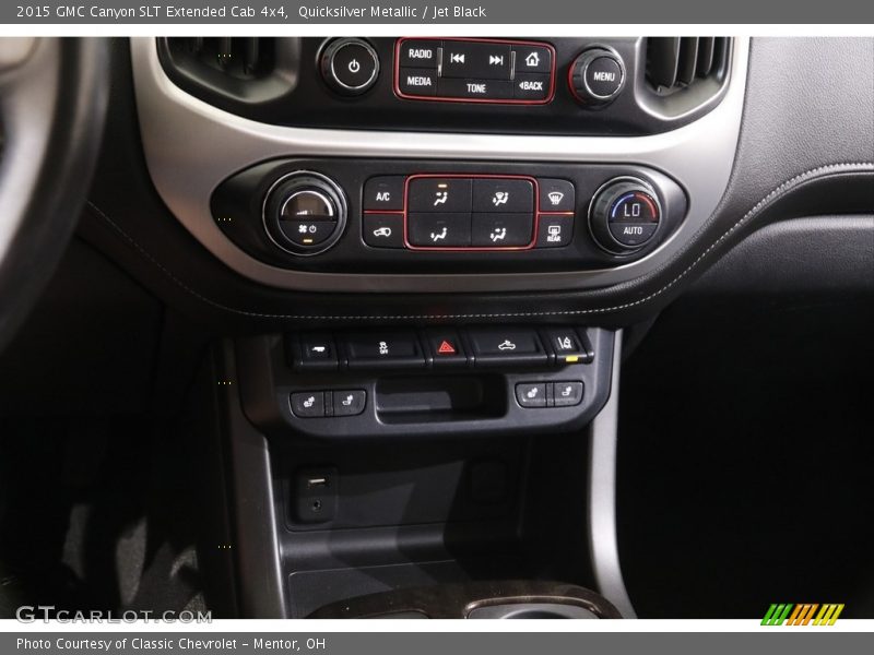 Controls of 2015 Canyon SLT Extended Cab 4x4