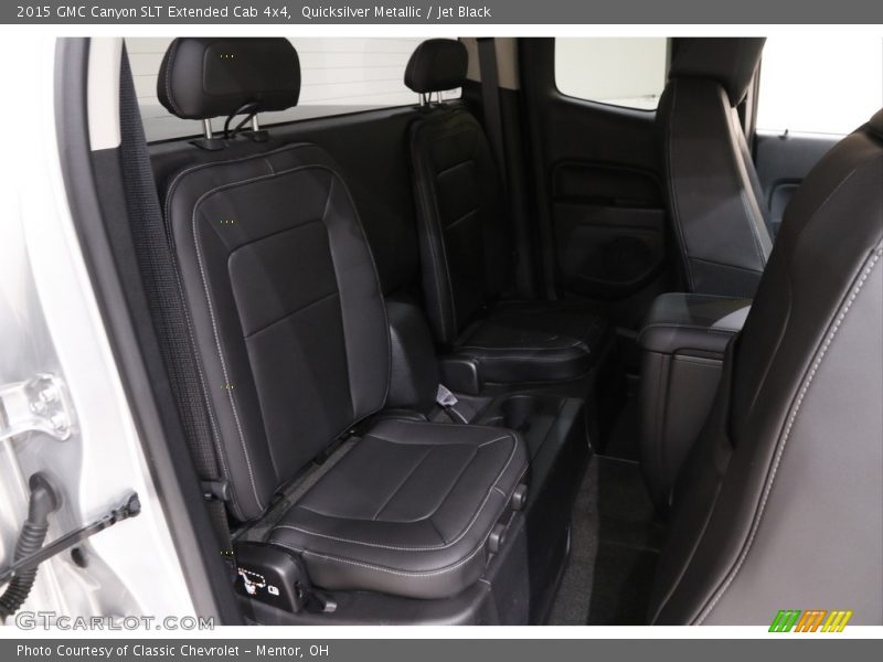 Rear Seat of 2015 Canyon SLT Extended Cab 4x4