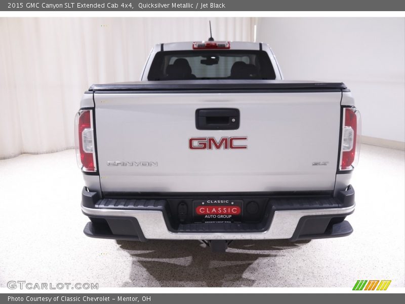 Quicksilver Metallic / Jet Black 2015 GMC Canyon SLT Extended Cab 4x4
