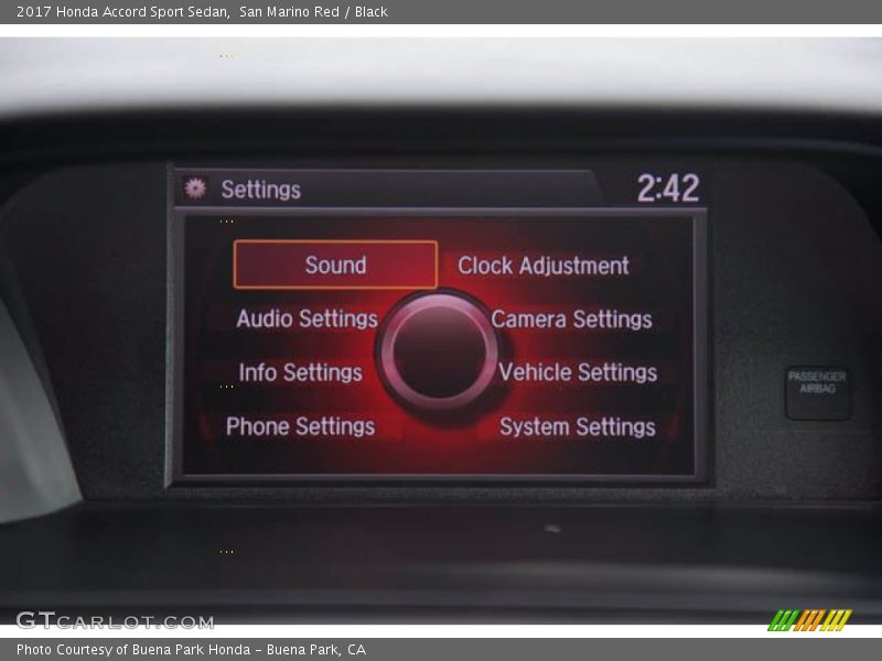 San Marino Red / Black 2017 Honda Accord Sport Sedan