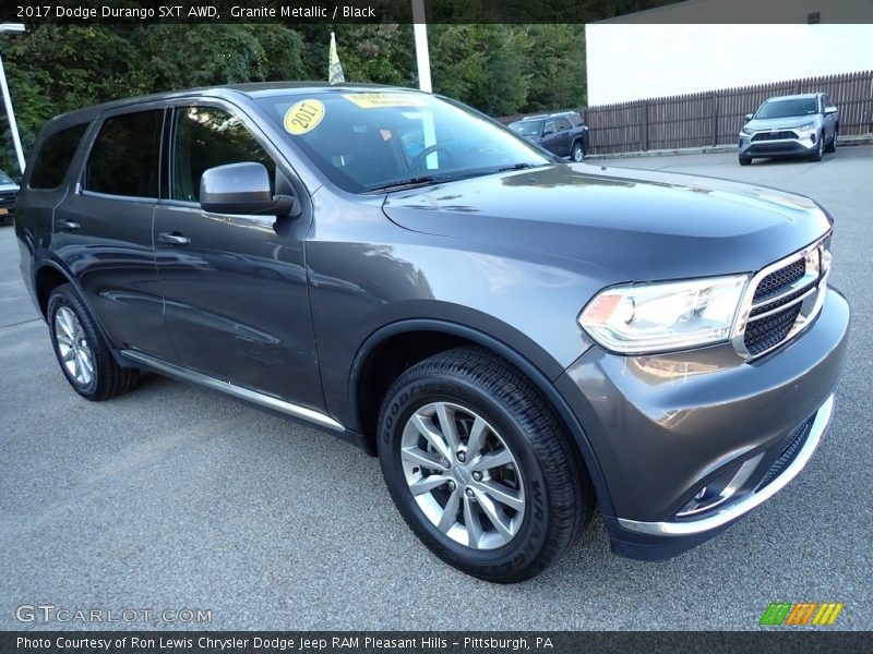 Granite Metallic / Black 2017 Dodge Durango SXT AWD
