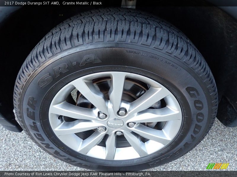 Granite Metallic / Black 2017 Dodge Durango SXT AWD