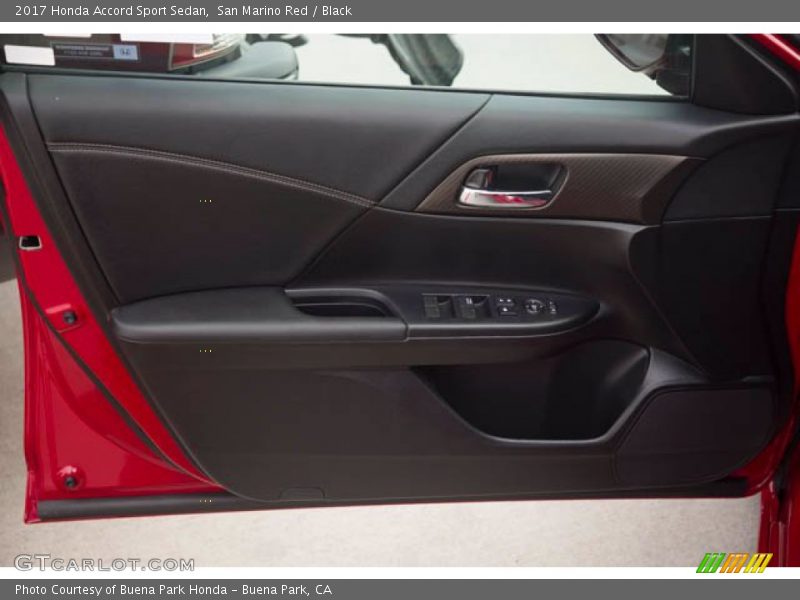 San Marino Red / Black 2017 Honda Accord Sport Sedan