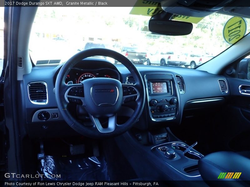 Granite Metallic / Black 2017 Dodge Durango SXT AWD