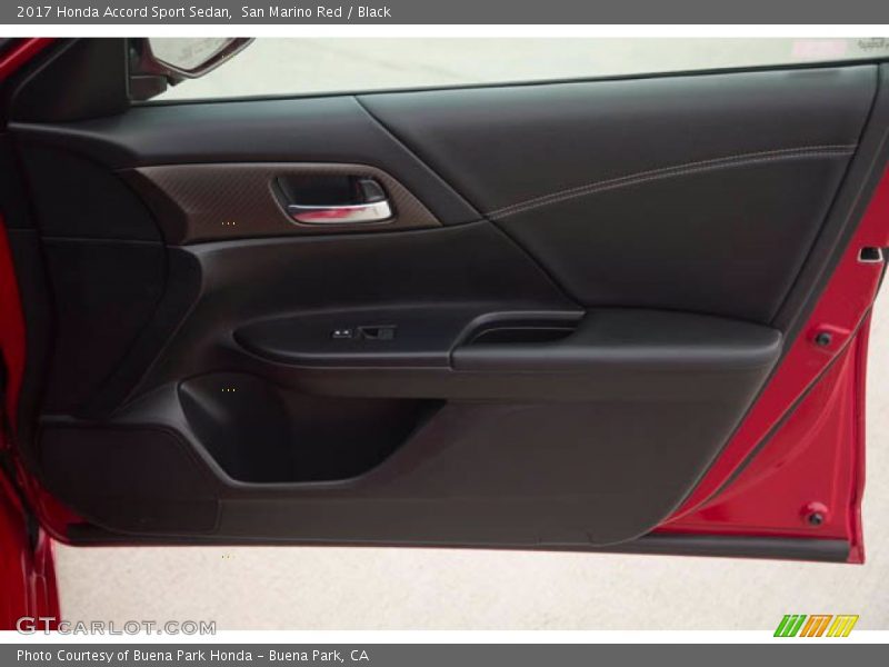 San Marino Red / Black 2017 Honda Accord Sport Sedan