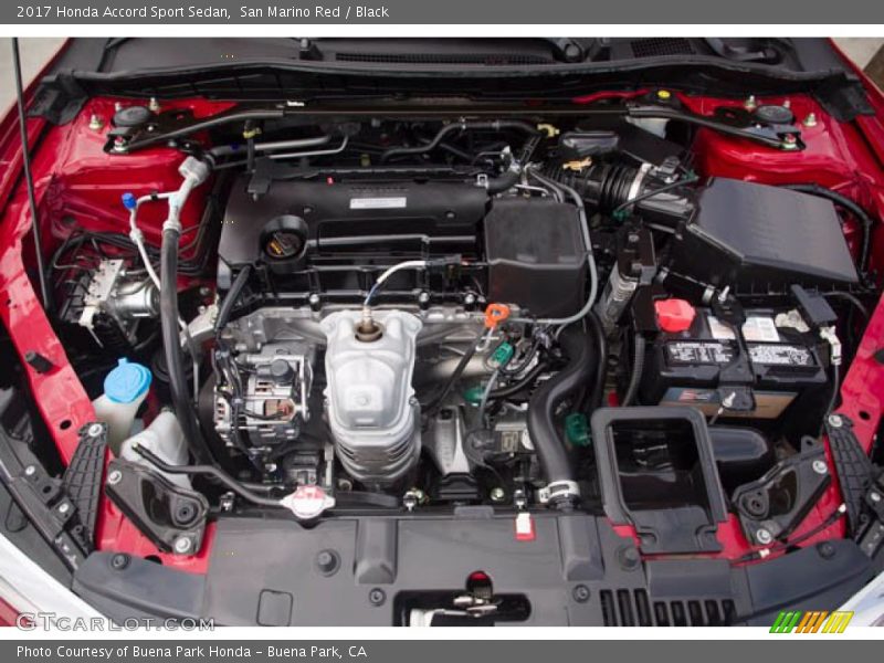 San Marino Red / Black 2017 Honda Accord Sport Sedan