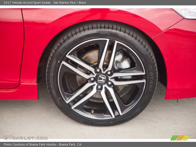 San Marino Red / Black 2017 Honda Accord Sport Sedan