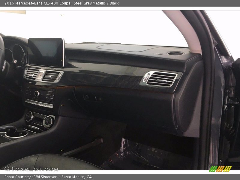 Steel Grey Metallic / Black 2016 Mercedes-Benz CLS 400 Coupe