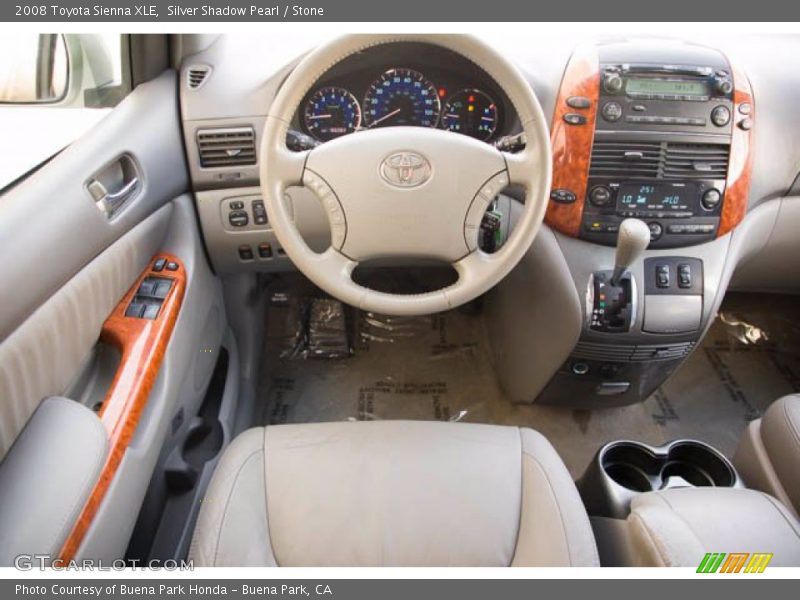 Silver Shadow Pearl / Stone 2008 Toyota Sienna XLE