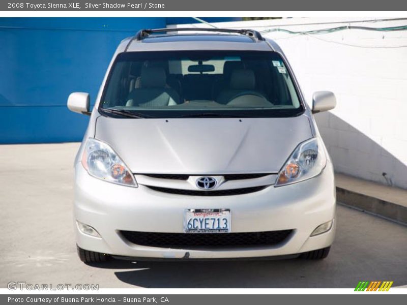 Silver Shadow Pearl / Stone 2008 Toyota Sienna XLE