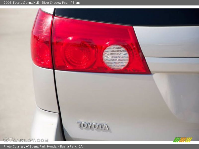 Silver Shadow Pearl / Stone 2008 Toyota Sienna XLE