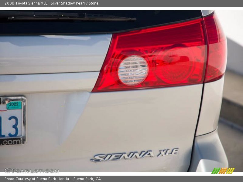 Silver Shadow Pearl / Stone 2008 Toyota Sienna XLE