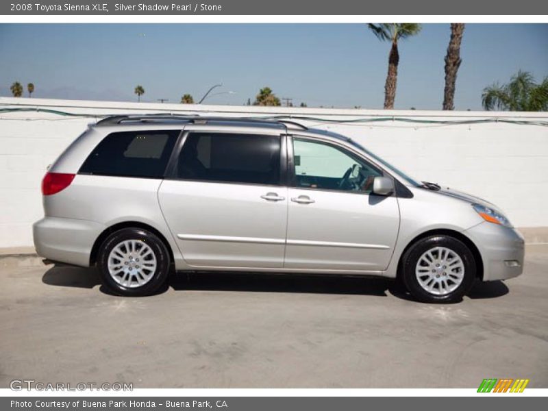 Silver Shadow Pearl / Stone 2008 Toyota Sienna XLE