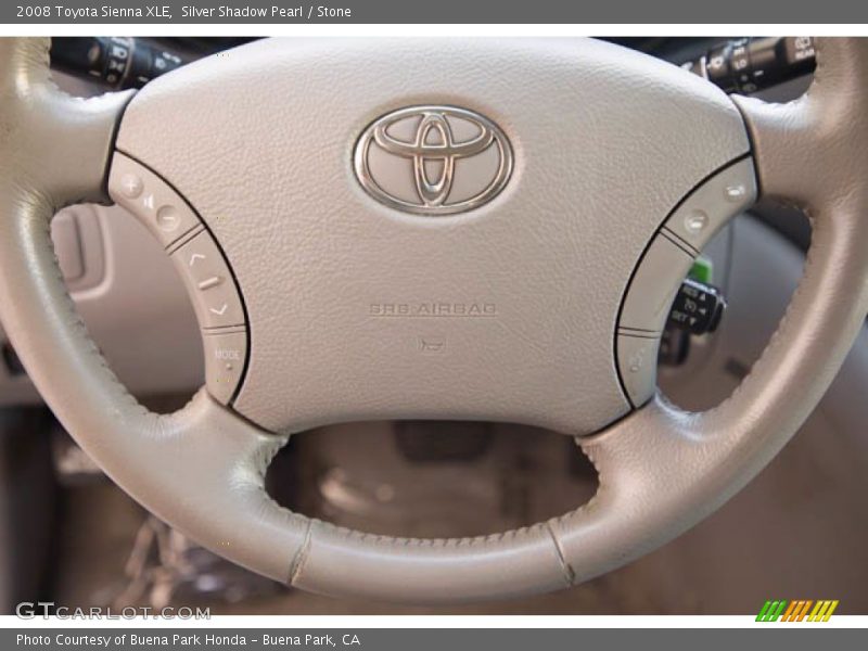 Silver Shadow Pearl / Stone 2008 Toyota Sienna XLE