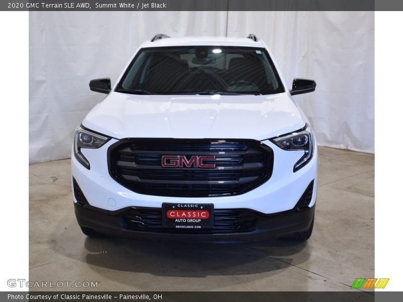 Summit White / Jet Black 2020 GMC Terrain SLE AWD