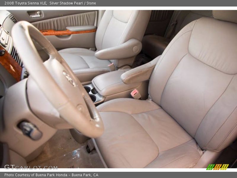 Silver Shadow Pearl / Stone 2008 Toyota Sienna XLE