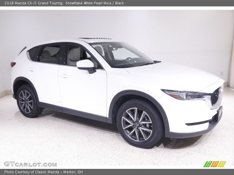Snowflake White Pearl Mica / Black 2018 Mazda CX-5 Grand Touring