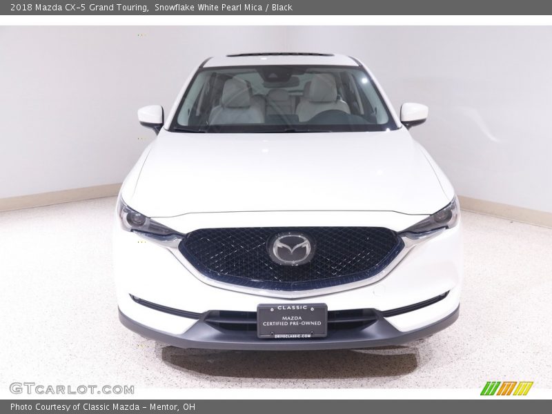 Snowflake White Pearl Mica / Black 2018 Mazda CX-5 Grand Touring