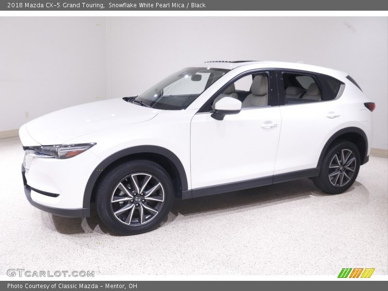 Snowflake White Pearl Mica / Black 2018 Mazda CX-5 Grand Touring