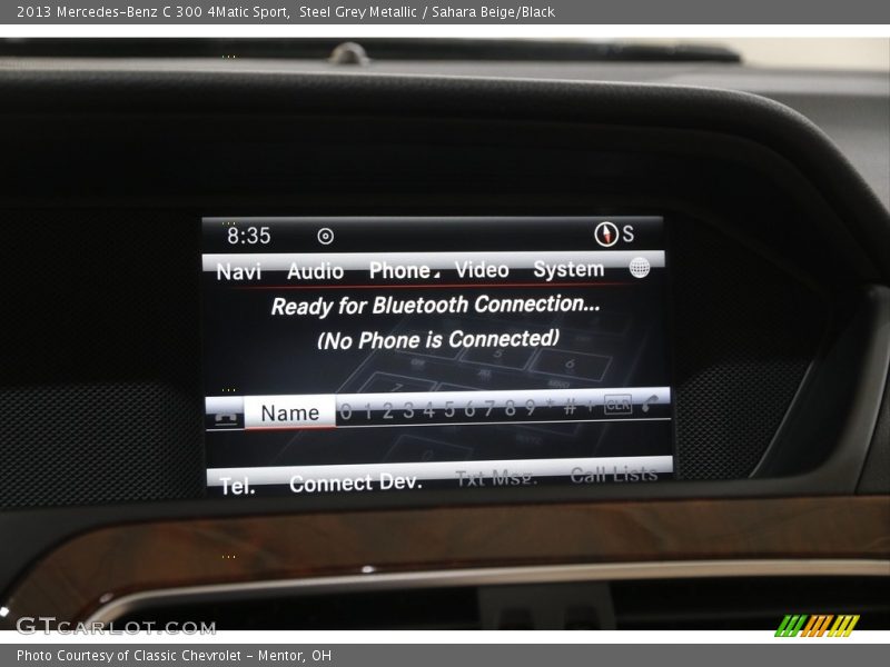 Steel Grey Metallic / Sahara Beige/Black 2013 Mercedes-Benz C 300 4Matic Sport