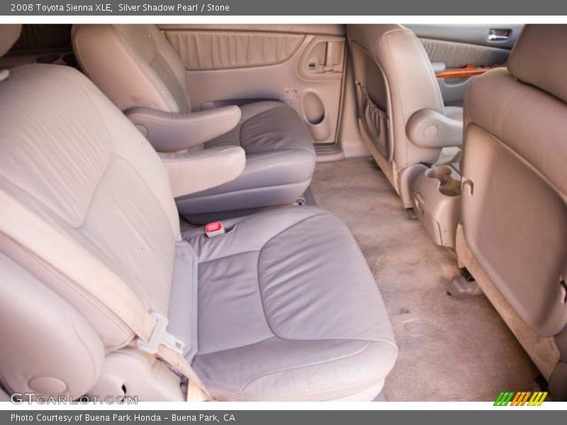 Silver Shadow Pearl / Stone 2008 Toyota Sienna XLE
