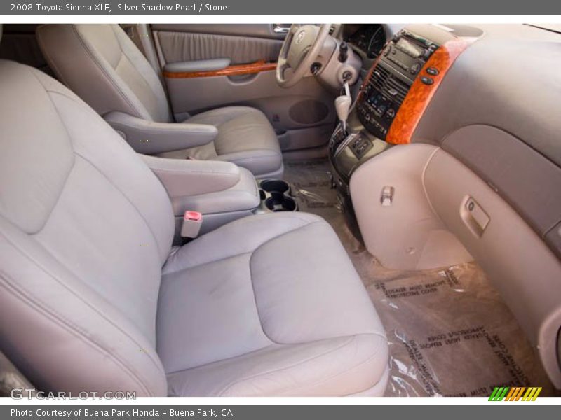 Silver Shadow Pearl / Stone 2008 Toyota Sienna XLE