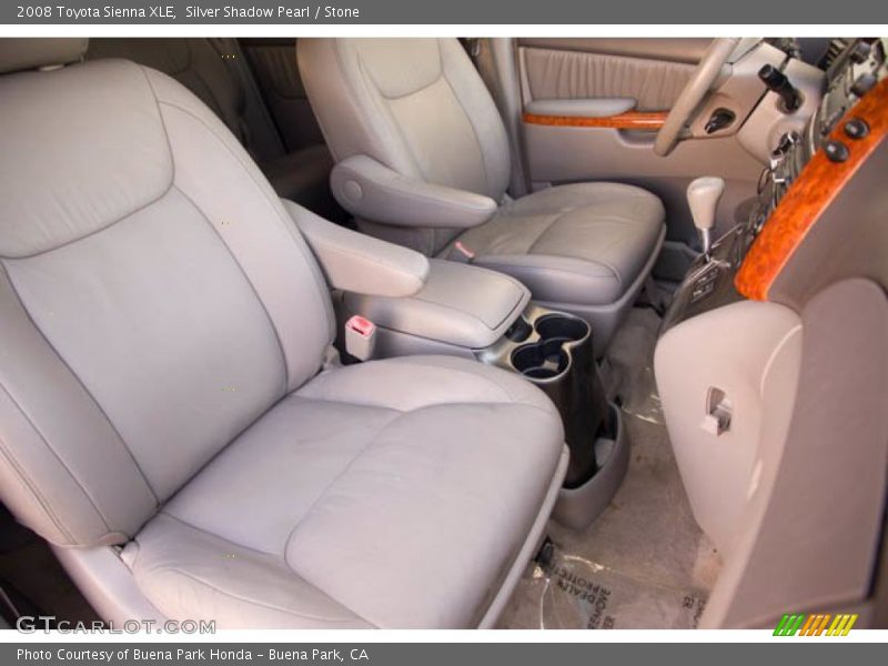 Silver Shadow Pearl / Stone 2008 Toyota Sienna XLE