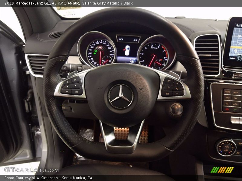 Selenite Grey Metallic / Black 2019 Mercedes-Benz GLE 43 AMG 4Matic