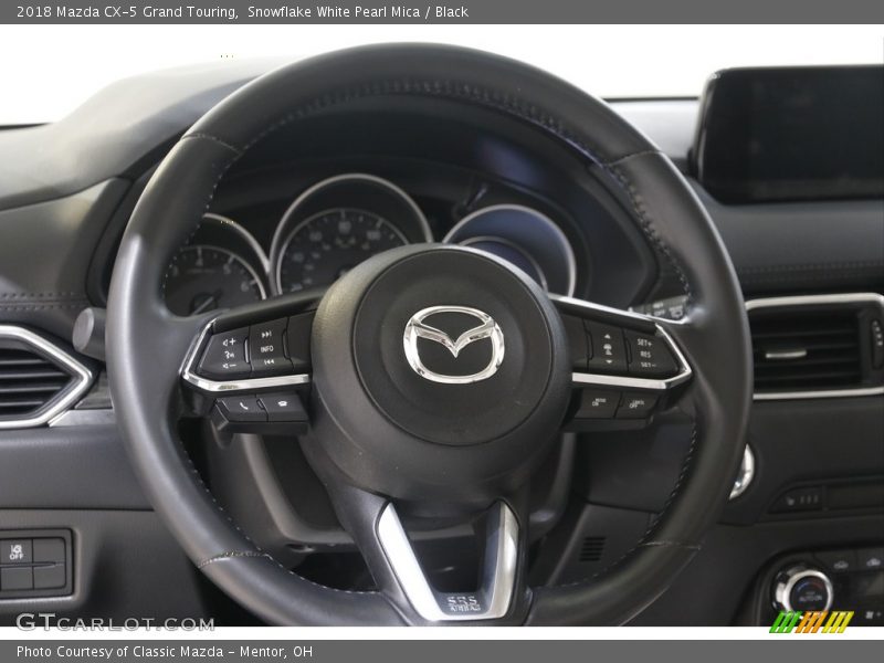 Snowflake White Pearl Mica / Black 2018 Mazda CX-5 Grand Touring