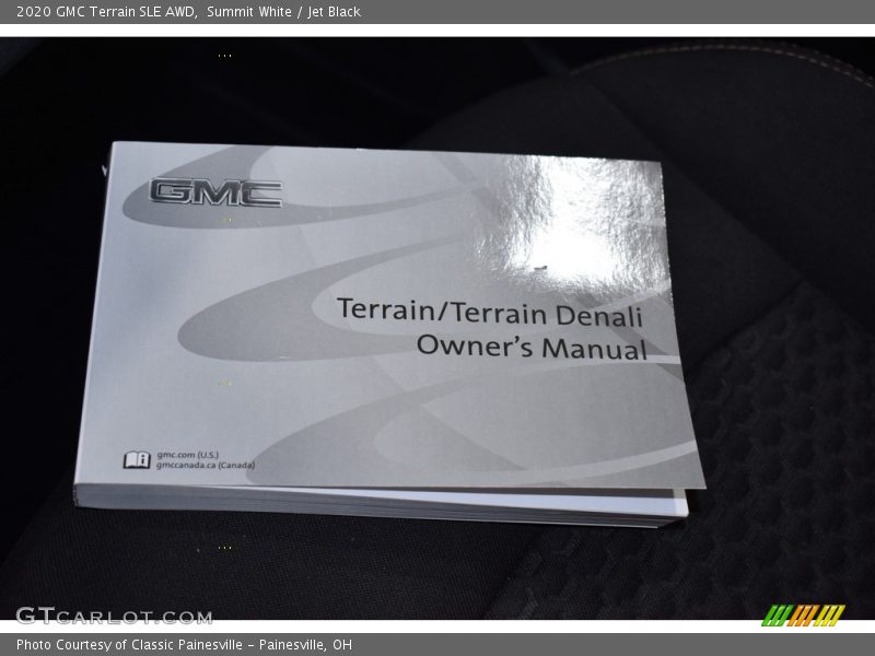 Summit White / Jet Black 2020 GMC Terrain SLE AWD