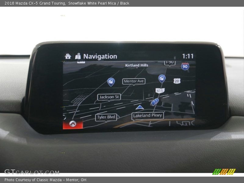Snowflake White Pearl Mica / Black 2018 Mazda CX-5 Grand Touring