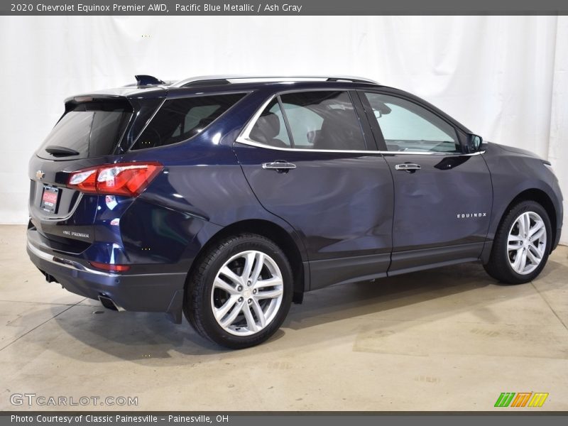 Pacific Blue Metallic / Ash Gray 2020 Chevrolet Equinox Premier AWD