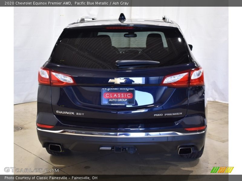 Pacific Blue Metallic / Ash Gray 2020 Chevrolet Equinox Premier AWD