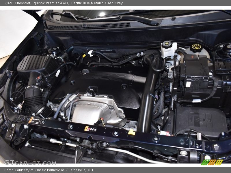 Pacific Blue Metallic / Ash Gray 2020 Chevrolet Equinox Premier AWD