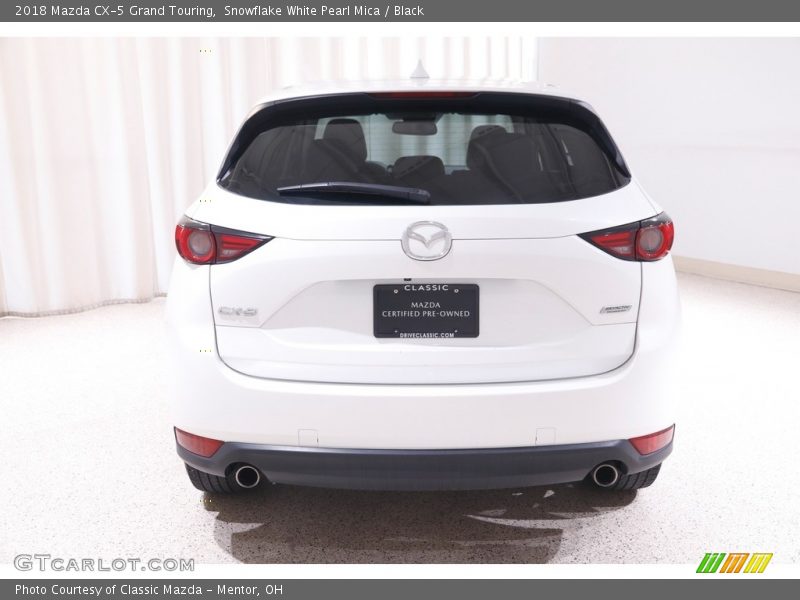 Snowflake White Pearl Mica / Black 2018 Mazda CX-5 Grand Touring
