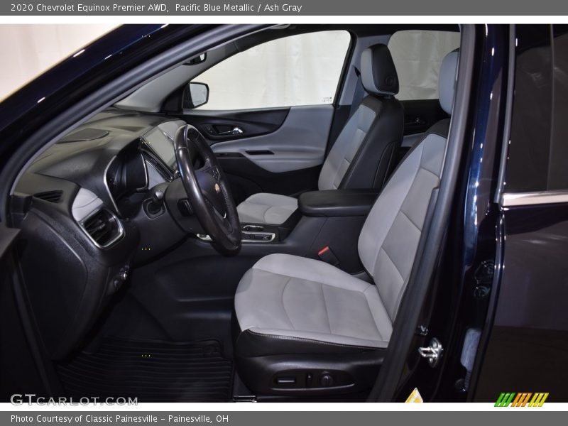Pacific Blue Metallic / Ash Gray 2020 Chevrolet Equinox Premier AWD