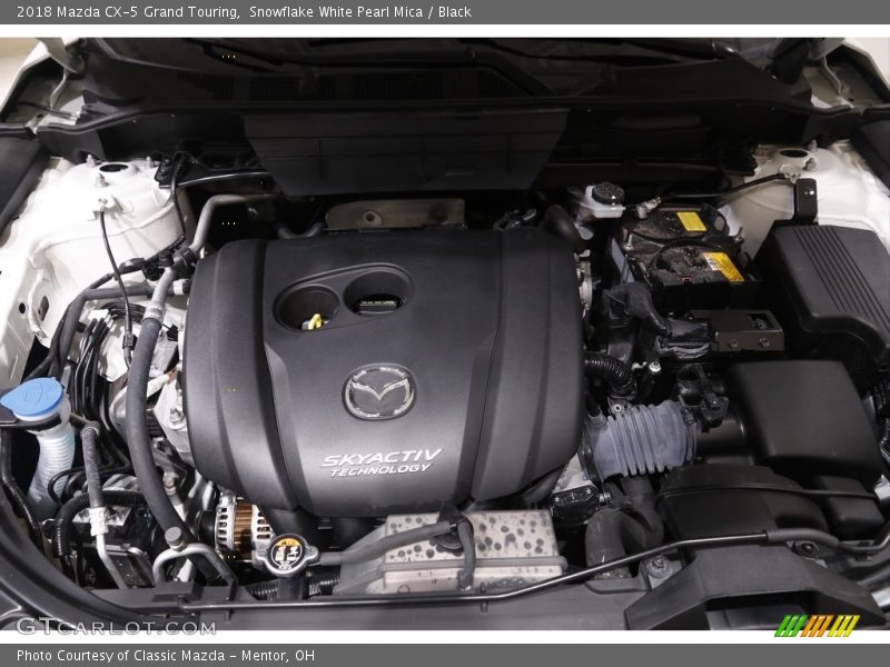 Snowflake White Pearl Mica / Black 2018 Mazda CX-5 Grand Touring