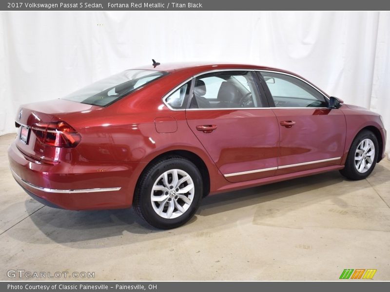 Fortana Red Metallic / Titan Black 2017 Volkswagen Passat S Sedan