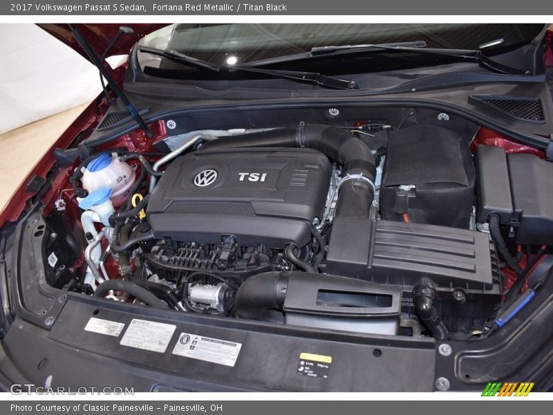 Fortana Red Metallic / Titan Black 2017 Volkswagen Passat S Sedan