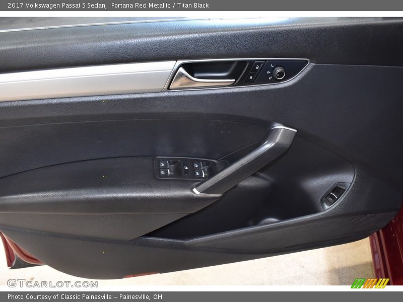 Fortana Red Metallic / Titan Black 2017 Volkswagen Passat S Sedan